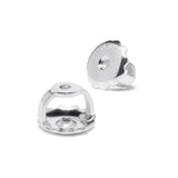 14K Solid Gold Stud Earrings | Round, Pear, Oval, Cushion, Emerald, Princess & Heart Cut Cubic Zirconia Stud | Screw Back Posts | 0.50 to 4.0 CTW | With Gift Box