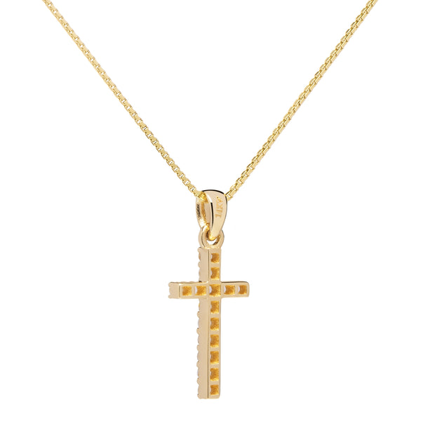 ◆STONEHENgE◆ Crossing 14K Cubic Necklace SA24C30F StoneHenge Crossing 14K Cubic Necklace SA24C30F 14K Rose