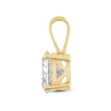 Everyday Elegance 14K Yellow Gold Cubic Zirconia Solitaire Pendant for Women Oval Cut 1.0 CTW | With Gift Box