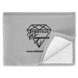 Premium Jewelry Cleaning Cloths for Silver Gold & Platinum, 6" x 8" each, Two Layer, Set of 3