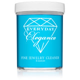 Fine Jewelry Cleaner Liquid Solution to Clean Gold, Platinum and Diamonds With Brush & Tray | 6 Ounce Jar