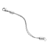 Stainless Steel Adjustable Necklace Chain Extender with Lobster Clasp, 2 Extenders