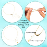 14K Yellow Gold Box Link Chain Necklace | Adjustable 22 Inch Length | .85 mm Thick