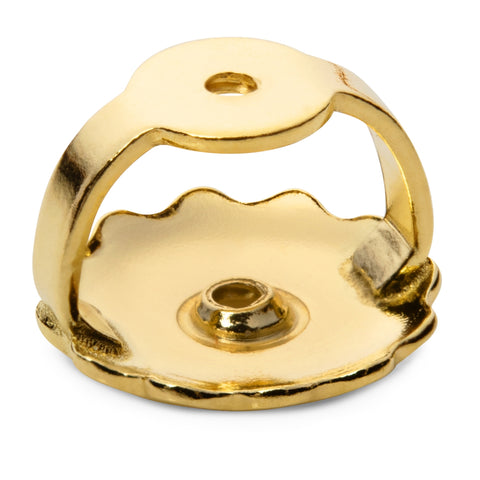 Replacement Pair (2) 14k Gold Earring Screw Backs Fits In Season Jewel